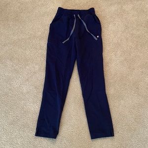 XS Navy Yola™ - High Waisted Scrub Pants